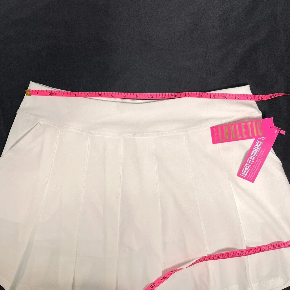 Lilly‎ Pulitzer 16 Fairway Performance 12 Resort White Fraser Skort UPS 50+ Golf